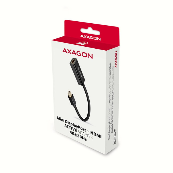 Axagon RVDM-HI14N Mini DisplayPort -> HDMI 1.4 adapter 4K/30Hz