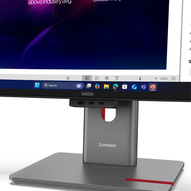 Lenovo ThinkVision P40WD-40 39.7" 5K2K IPS 120Hz Monitor USB-C Height Adjustable - 64B4XAT1EU