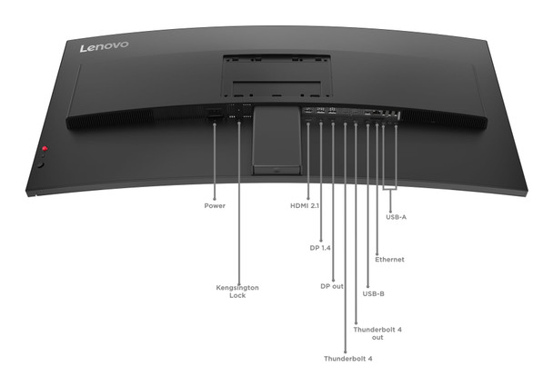 Lenovo ThinkVision P40WD-40 39.7" 5K2K IPS 120Hz Monitor USB-C Height Adjustable - 64B4XAT1EU