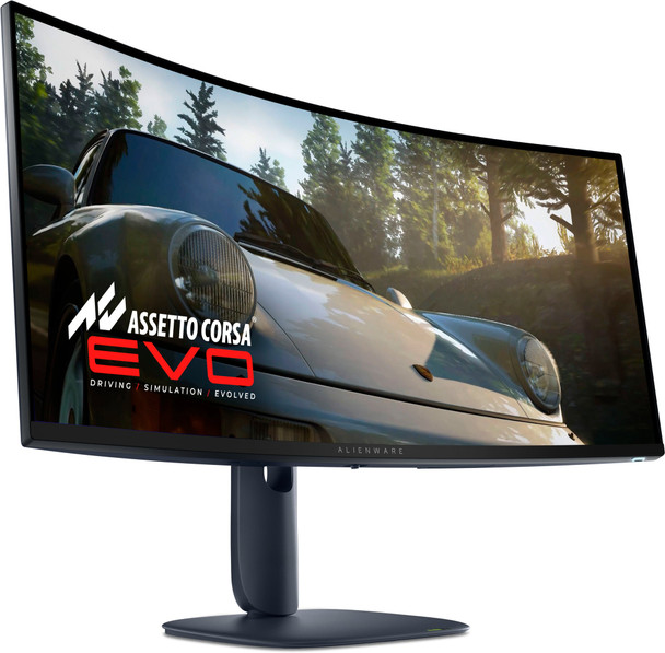 Dell Alienware AW3425DW 34" WQHD QD-OLED 240Hz Curved Gaming Monitor HDR, Height Adjustable