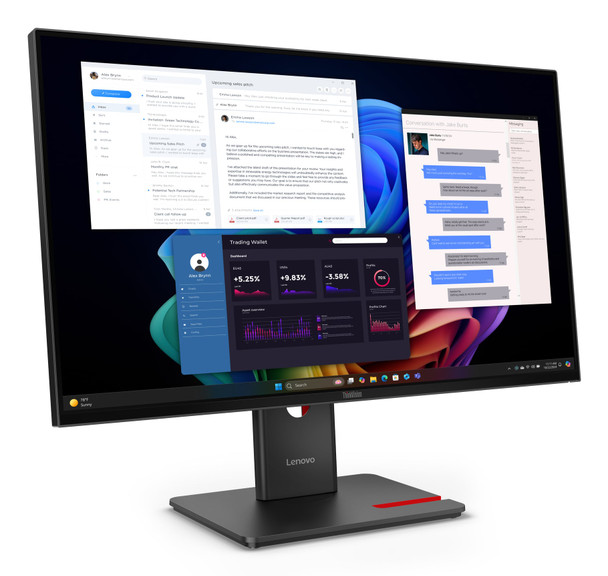 Lenovo ThinkVision T27UD-40 27" 4K UHD IPS 60Hz Monitor USB-C, Height Adjustable - 64AFGAT2EU