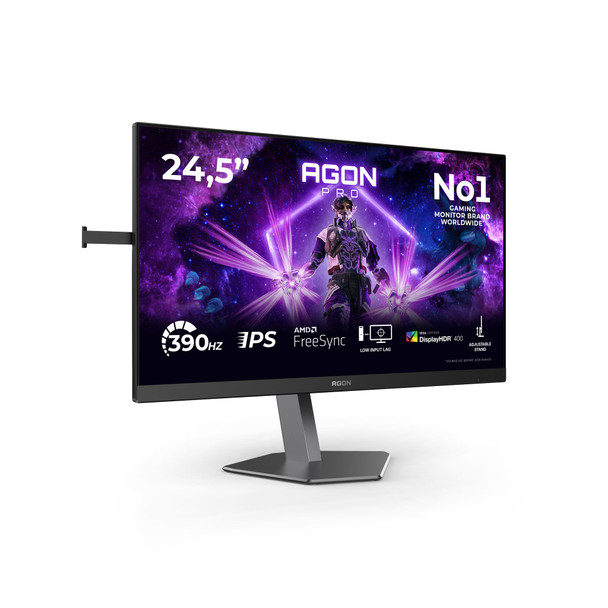 AOC AGON PRO AG256FS 24.5" Full HD Fast IPS 390Hz Monitor Height Adjustable HDR