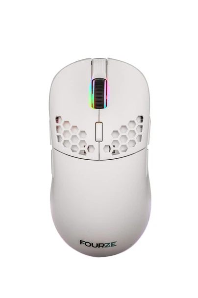 Fourze GM900 Wireless Gaming Mouse with Pixart 3385 Sensor - White