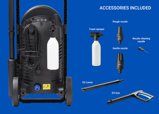 Nilfisk Core 140-6 PowerControl High Pressure Washer 140 Bar 1800W Patio Car – image 7