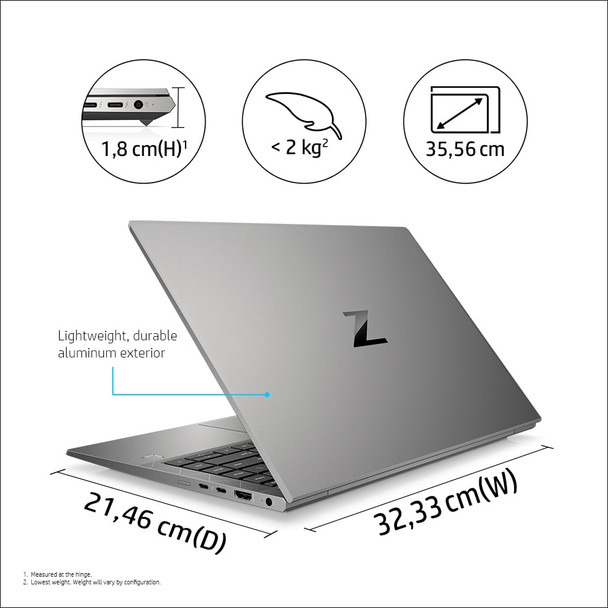 HP ZBook Firefly 14 G8 Laptop i7 16GB 512GB SSD Windows 10 Pro - Very Good Refurbished – image 7