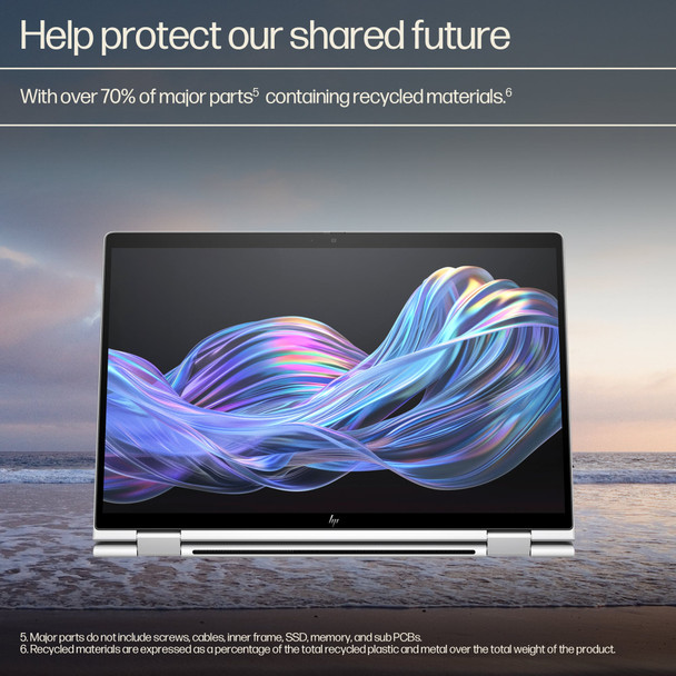 HP EliteBook X Flip G1i Ultra 7 32GB 1TB 14" Touch 2.5K Win 11 Pro Laptop - Very Good Refurbished – image 6