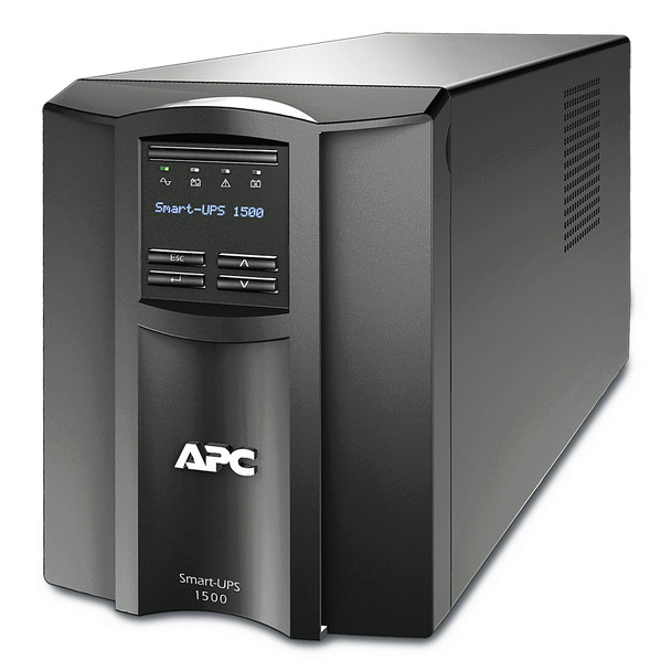 APC Smart-UPS 1500VA 1000W Line Interactive LCD Pure Sine Wave Tower UPS 8x C13