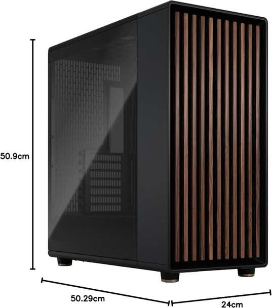 Fractal North XL Charcoal Dark Tint Tempered Glass Mid Tower Case – image 3