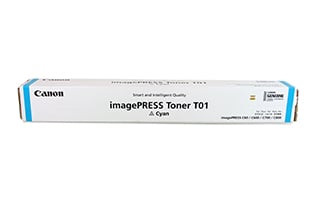 Canon T01 Cyan Toner Cartridge imagePRESS C600 C700 C800 C850 High Yield OEM