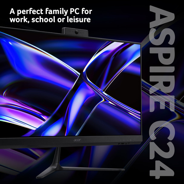Acer Aspire C24 23.8" All-in-One PC - Intel Core 5 120U, 8GB, 512GB SSD - DQ.BRREK.001 – image 2