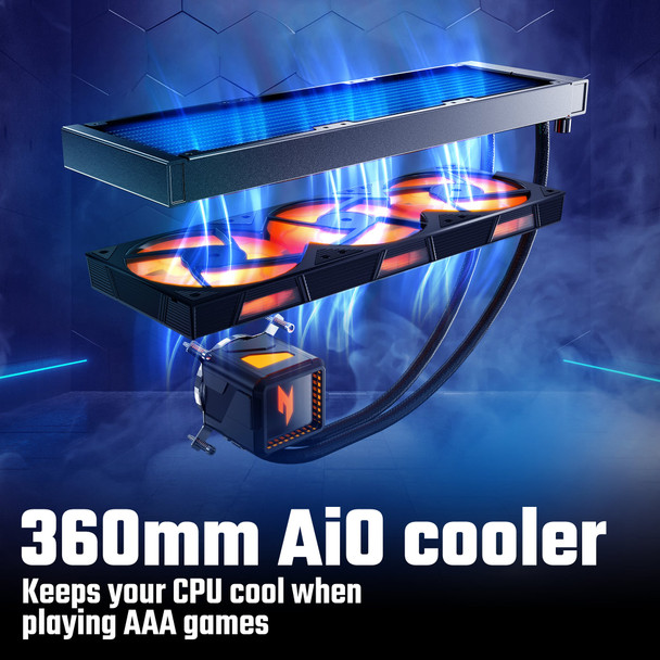 Acer Nitro 70 Gaming PC Ryzen 7 9800X3D 32GB 2TB RTX 5080 - DG.E5AEK.002 – image 6
