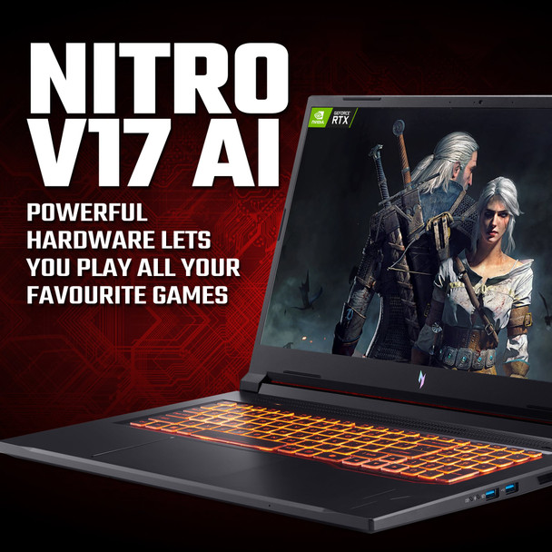 Acer Nitro V 17 AI Gaming Laptop Ryzen 7 16GB 512GB 17.3" - NH.QZJEK.006 – image 9