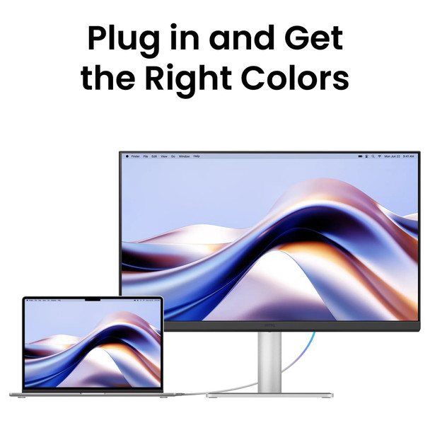 BenQ MA270S 27" 5K Ultra HD 70Hz IPS Monitor White - 9H.LNYLA.TBE – image 7