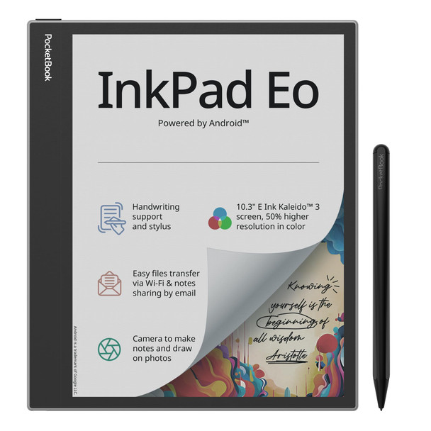 PocketBook InkPad Eo 10.3" Colour E-Ink E-Note and E-Reader 64GB 4GB RAM - PB1042-M-WW