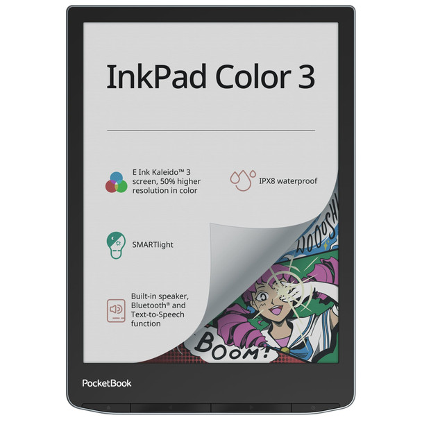 PocketBook InkPad Color 3 E-Book Reader 7.8" 32GB Wi-Fi Bluetooth - PB743K3-1-WW