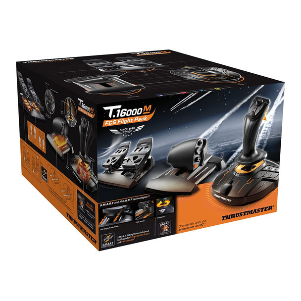 Thrustmaster T.16000M FCS Flight Sim Pack with Joystick, Throttle and Pedals for PC - 2960782 – image 5