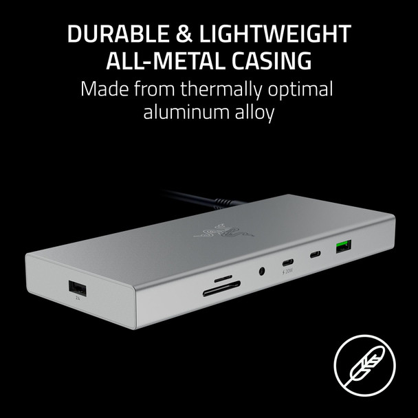 Razer USB 4 Dock 14-Port Docking Station 100W PD Dual 4K - RC21-02280200-R3W1 – image 6