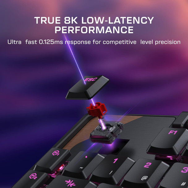 Turtle Beach Command KB5 Wired Mechanical Gaming Keyboard, UK Layout, 2.4" Touchscreen - TBK-1005-02-UK – image 5