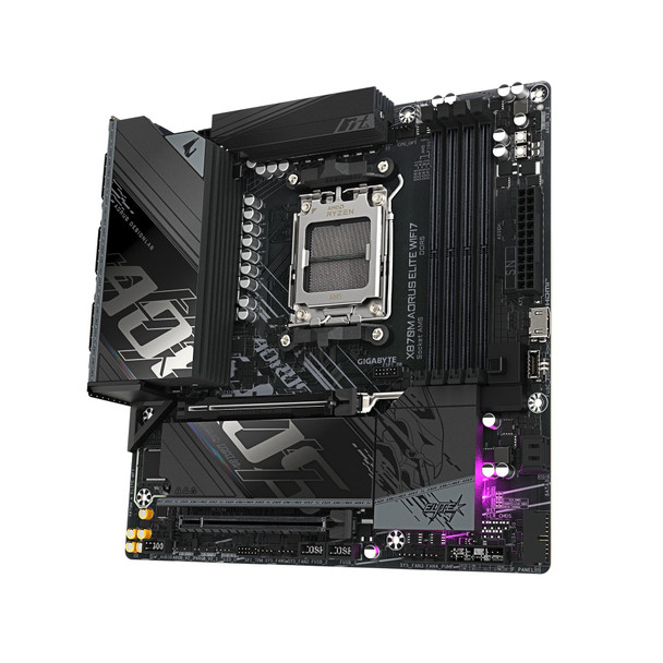 GIGABYTE X870M AORUS ELITE WIFI 7 AM5 Micro ATX Gaming Motherboard DDR5 PCIe 5.0 – image 3