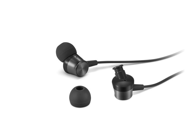 Lenovo USB-C Wired In-Ear Headphones Earbuds with In-Line Microphone Black – image 4
