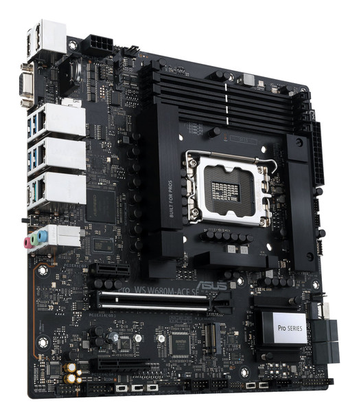 ASUS Pro WS W680M-ACE SE LGA 1700 Micro-ATX Motherboard - 90MB1FA0-M0EAY0 – image 3