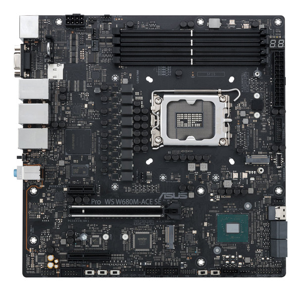 ASUS Pro WS W680M-ACE SE LGA 1700 Micro-ATX Motherboard - 90MB1FA0-M0EAY0 – image 4