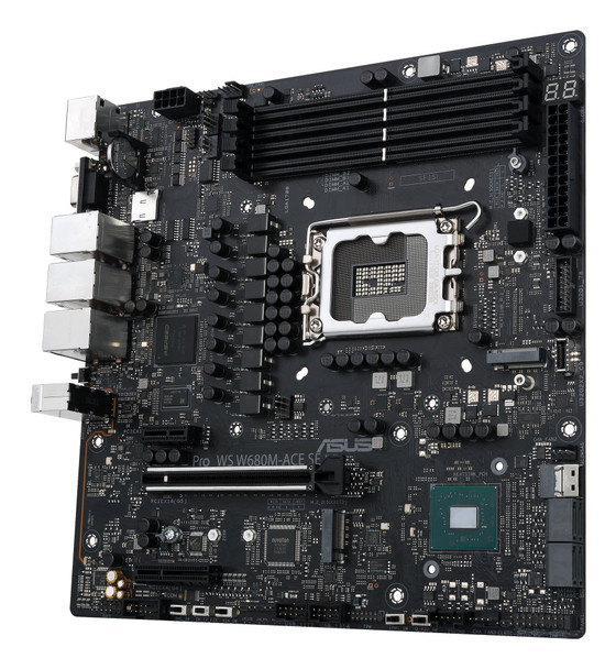 ASUS Pro WS W680M-ACE SE LGA 1700 Micro-ATX Motherboard - 90MB1FA0-M0EAY0 – image 5