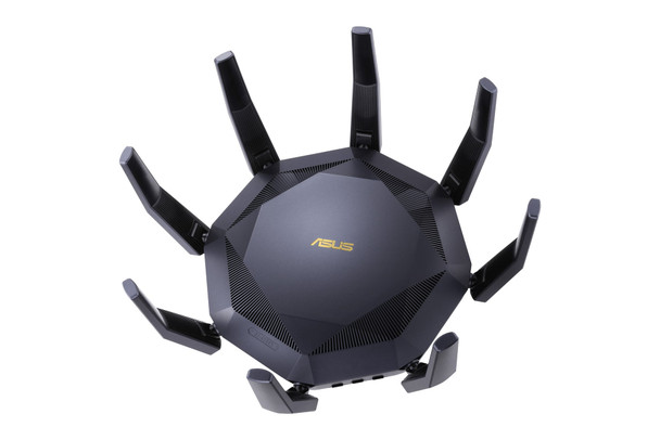 ASUS RT-AX89X Dual-Band Wi-Fi 6 Router AX6000 8 LAN Ports Dual 10G Ports - 90IG04J1-BM3010