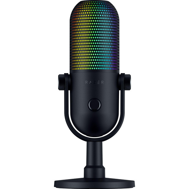 Razer Seiren V3 Chroma USB Microphone, Supercardioid, 32-Bit, Black - RZ19-05990100-R3M1
