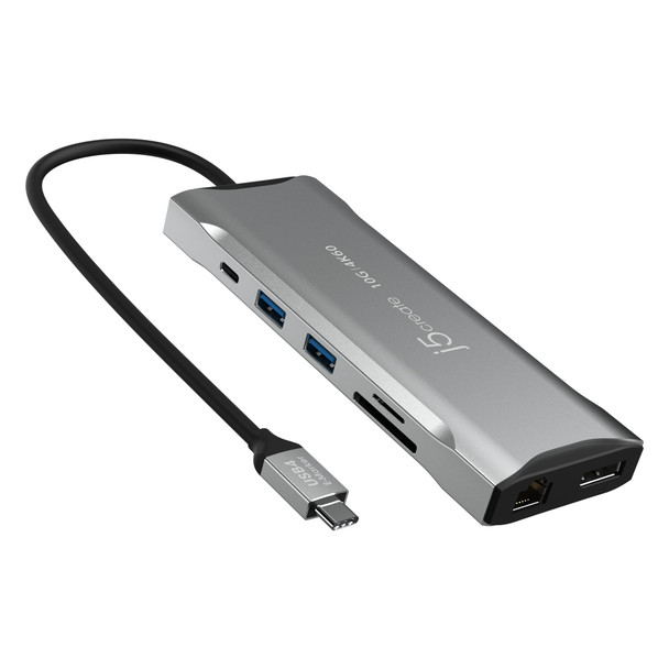 J5CREATE 4K60 Elite USB-C Triple-Monitor Mini Dock - JCD397-N – image 3