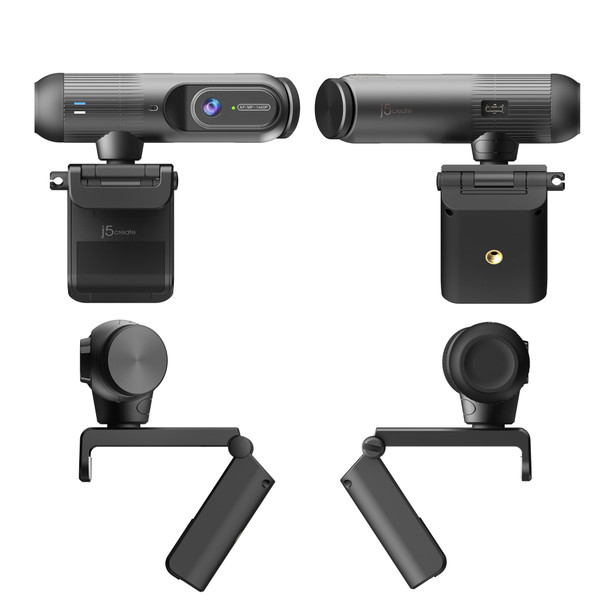 J5CREATE JVU302 2K AI-Powered Webcam 1440p 60fps Auto-Focus USB-C - JVU302-N – image 4