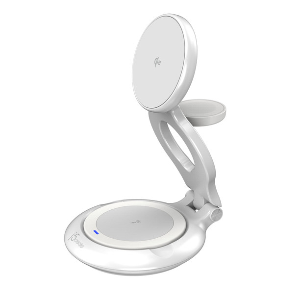 j5create Qi2 3-in-1 Foldable Wireless Charging Station MagSafe 22.5W - JUPW3415-N