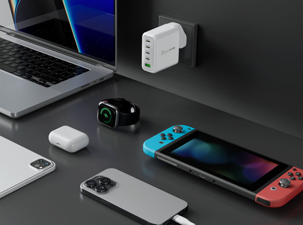 j5create JUP53100 100W GaN 5-Port USB-C & USB-A Charger - JUP53100EF-N – image 4