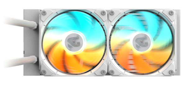 GIGABYTE GAMING 240 ICE Liquid CPU Cooler, Dual 12cm Fans, White - GP-GIGABYTE GME 240I – image 3