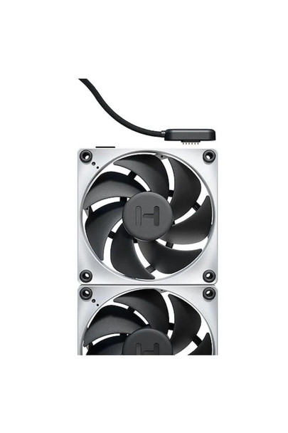 HYTE THICC FP12 120mm PWM Fan 3-Pack & NP50 Hub, 32mm Thick, 3000 RPM - FAN-HYTE-FP12-BW-3NP – image 8