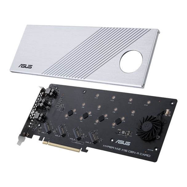 ASUS Hyper M.2 x16 Gen 4 PCIe Expansion Card 4 M.2 Slots - 90MC08A0-M0EAY0 – image 3