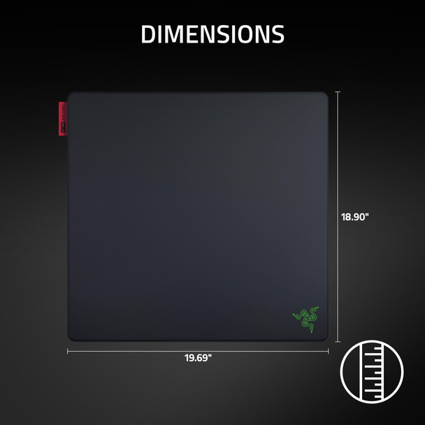 Razer Gigantus V2 Pro L Max Speed Gaming Mouse Mat 19.69" x 18.90" 4mm - RZ02-05491000-R3M1 – image 8