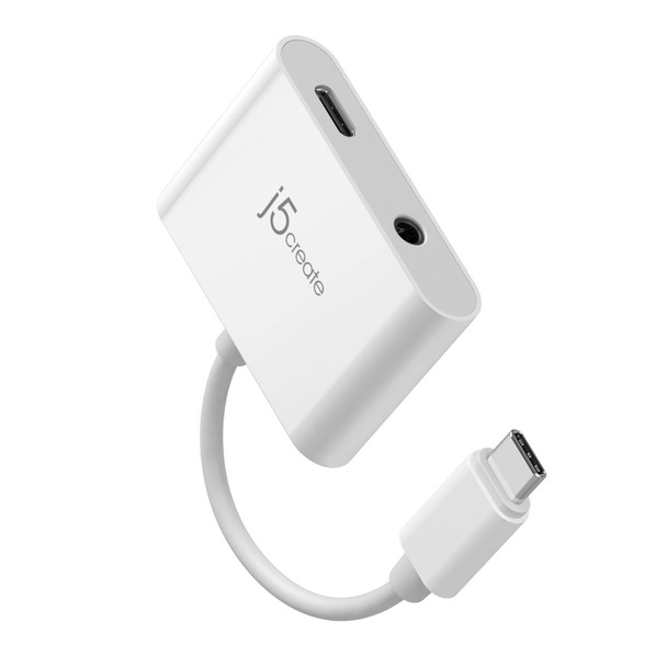 j5create USB-C to 3.5mm Audio Adapter with 100W Power Delivery - JCA122-N – image 2