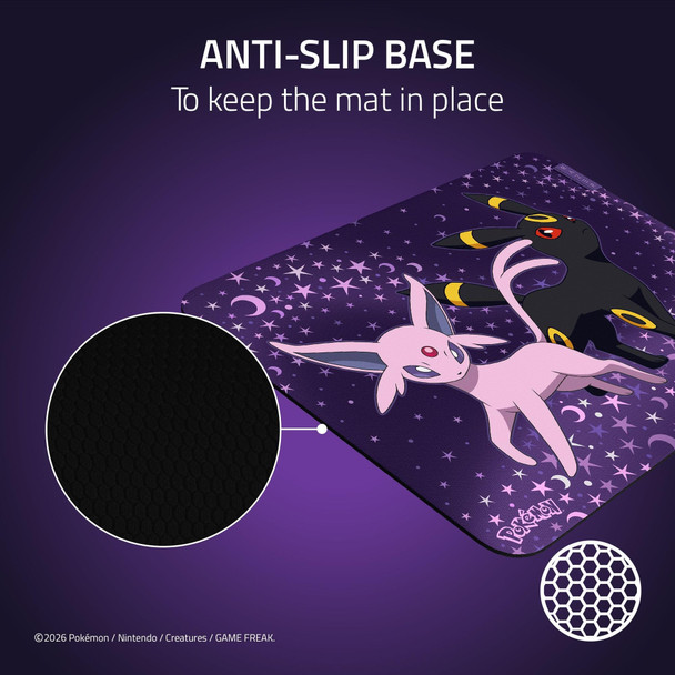 Razer Gigantus V2 Espeon & Umbreon Edition Gaming Mouse Mat Medium 14.17" x 10.83" - RZ02-03334800-RUEA – image 4