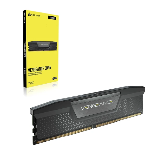 CORSAIR VENGEANCE DDR5 8GB (1x8GB) Up to 5200MHz CL40-40-40-77 1.25V Intel XMP 3.0 Computer Desktop Memory – Black – image 6