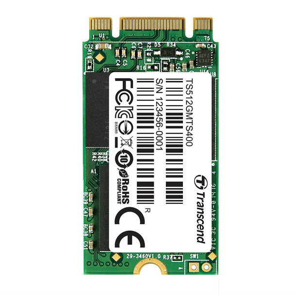 Transcend 512 GB M.2 SATA III SSD Type 2240 / 2242 MLC