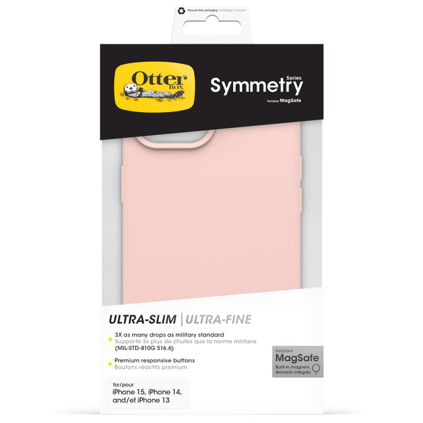 OtterBox Symmetry MagSafe Case for iPhone 15 14 13 Shockproof Slim Cover Rose – image 5
