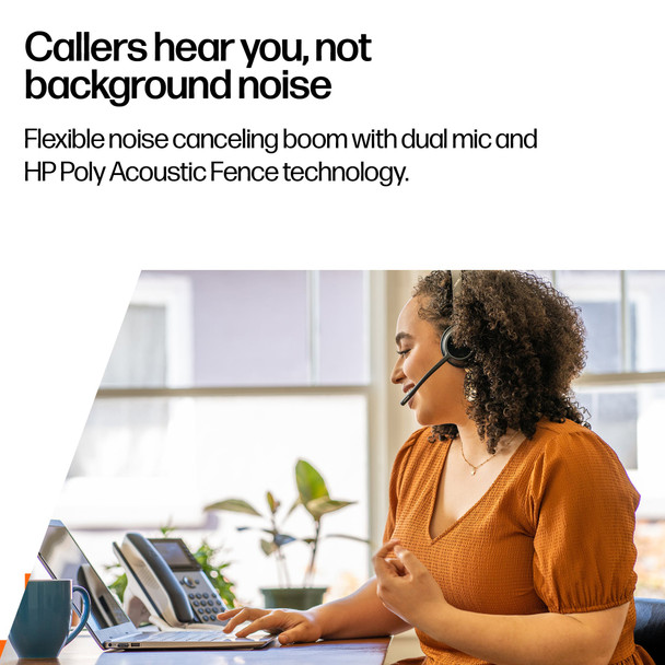 HP Poly Voyager 4320-M Wireless Bluetooth Headset Stereo On-Ear Teams PC Mac – image 7