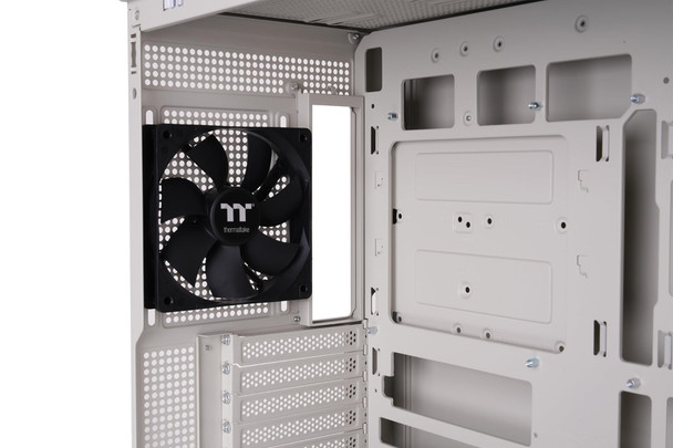 Thermaltake Retro 360 TG Mid Tower ATX PC Case, Retro Style Front panel and a Tempered Glass Side panel , and supports up to a 360mm AIO for maximum cooling efficiency, Beige – image 3