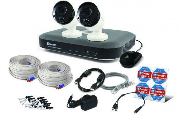 Swann DVR4-4980 4 Channel 5MP DVR with 2x Thermal 5MP Cameras HD CCTV Kit