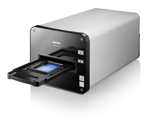 Plustek OpticFilm 120 Film and Slide Scanner, 5300 dpi, 35mm & 120 - 0229TS