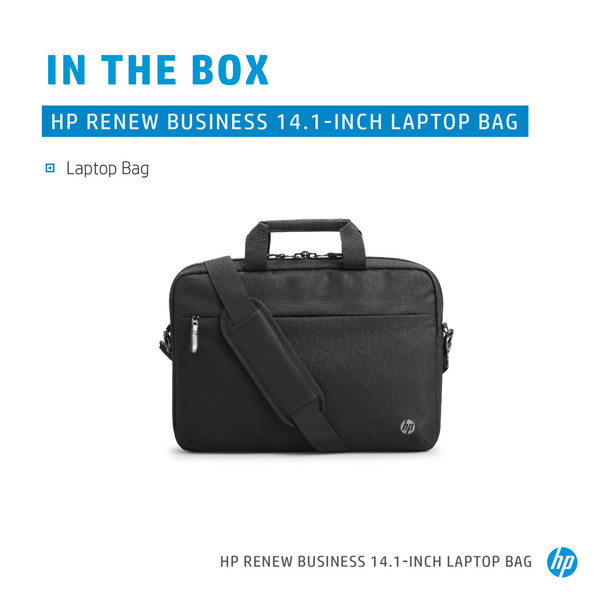 HP Renew Business 14.1 Inch Laptop Bag Black Carrying Case – image 3