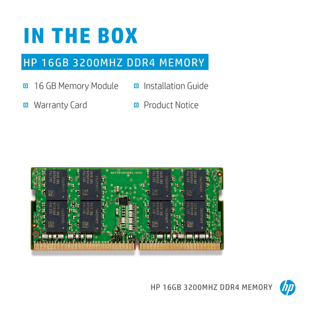HP 16GB DDR4 3200MHz SODIMM Laptop RAM Memory Module 260-Pin PC4-25600 1.2V – image 3