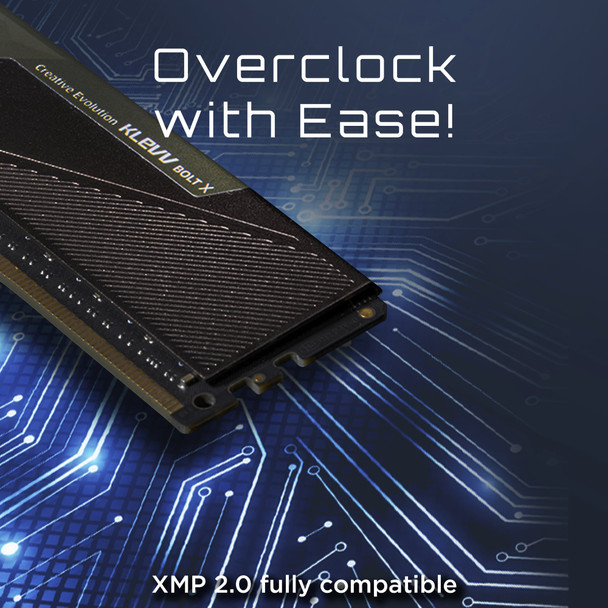 Klevv BOLT X 16 GB 2x8GB DDR4 3200MHz CL16 Gaming Desktop RAM Memory Kit UDIMM – image 3