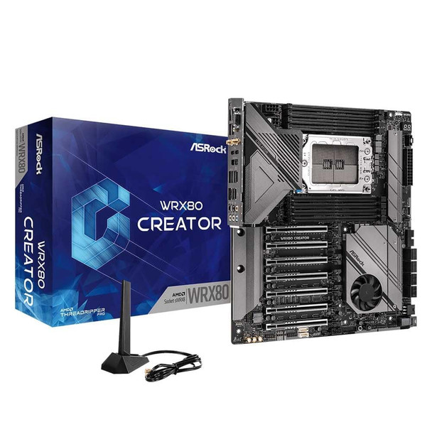 ASRock WRX80 Creator R2.0 sWRX8 AMD Threadripper PRO E-ATX Motherboard PCIe 4.0 – image 5